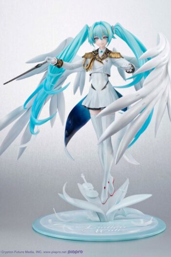 Mobile Suit Gundam x Hatsune Miku Lucrea PVC Statue Hatsune Miku x Wing Gundam Zero EW 45th Anniversary 27 cm