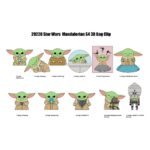 Star Wars 3D Foam Bag Clips Best of Grogu Series 1 Display (24)