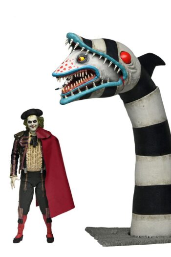 Beetlejuice Beetlejuice Action Figure 2 Pack Ultimate "Matador" Beetlejuice and Sandworm 18 cm