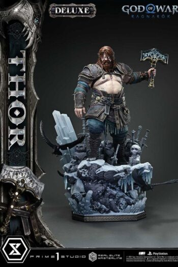 God of War: Ragnarök Real Elite Masterline Series Statue 1/3 Thor Deluxe Version 105 cm