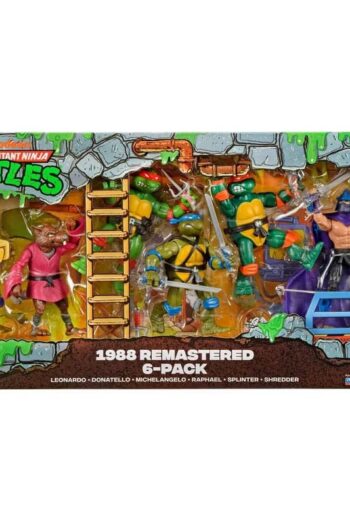 Teenage Mutant Ninja Turtles 6-Pack Action Figures 1988 Remastered heo EU Exclusive