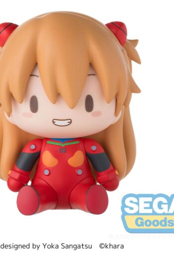 Evangelion: New Theatrical Edition Fuwa Petit Chibi Figure Asuka Plug Suit 8 cm
