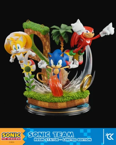Sonic Tails e Knuckles Statua 1/6 Diorama Ck by Cartoon Kingdom - immagine 9