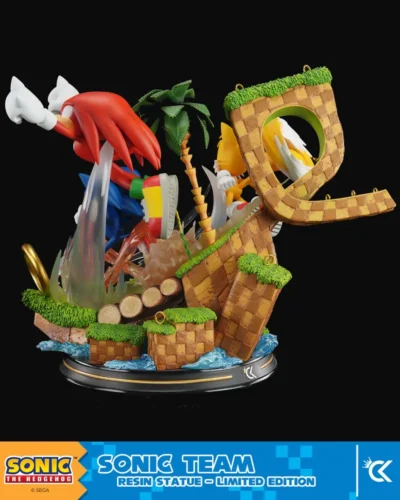 Sonic Tails e Knuckles Statua 1/6 Diorama Ck by Cartoon Kingdom - immagine 2