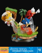 Sonic Tails e Knuckles Statua 1/6 Diorama Ck by Cartoon Kingdom - immagine 5