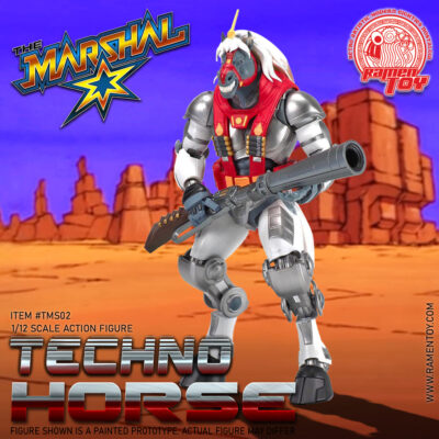 30/30 Techno Horse The Marshal Sheriff Action Figure 1/2 scale TMS02 brave starr Ramen Toy - immagine 11