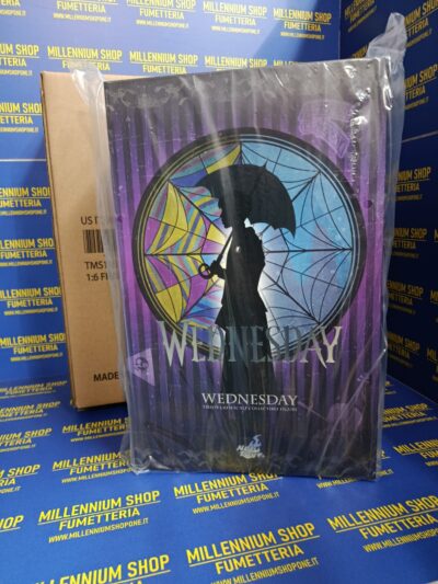 Mercoledi' Wednesday Addams Action Figure 1/6 Jenna Ortega Netflix 27 cm by Hot Toys - immagine 12