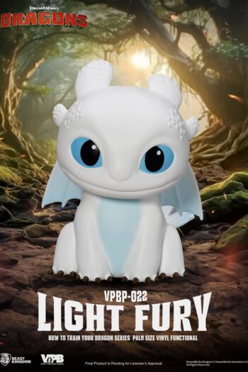 How To Train Your Dragon Piggy Vinyl Bank Light Fury 12 cm