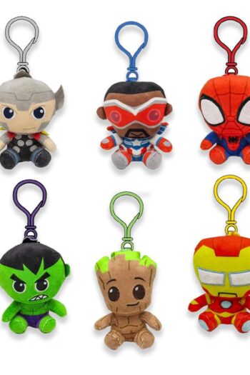 Marvel Plush Keychains 12 cm Assortment (24)