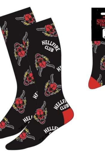 Stranger Things Socks Hellfire Club AOP 38-45
