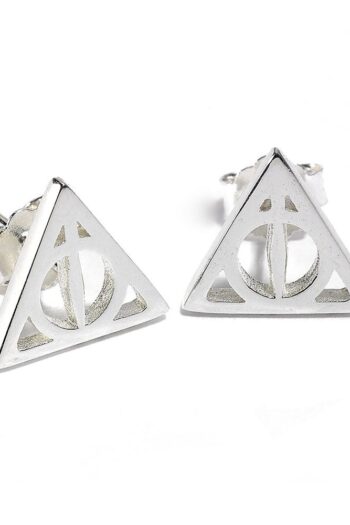 Harry Potter Deathly Hallow Stud Earrings (Sterling Silver)