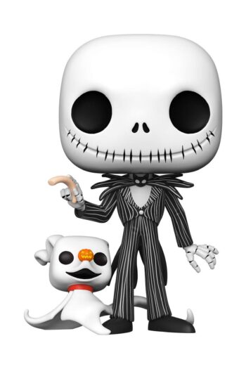 Nightmare before Christmas Super Sized POP! Disney Vinyl Figure Jack w/Zero 25 cm