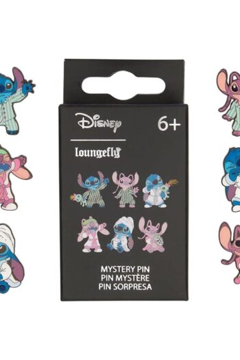 Disney by Loungefly Enamel Pins Blind Box Stitch and Angel Display (12)
