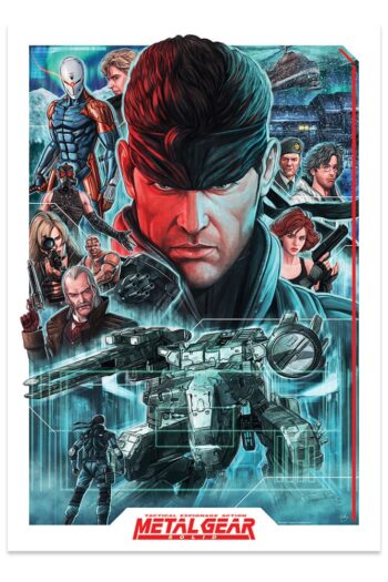 Metal Gear Solid Art Print Montage Limited Edition 42 x 30 cm