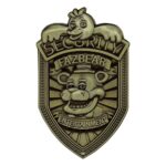 Five Nights at Freddy´s Replica Security Badge Antique Brass Edition