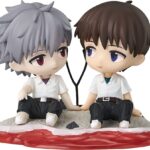 Rebuild of Evangelion Chibi Figure Shinji Ikari & Kaworu Nagisa 8 cm