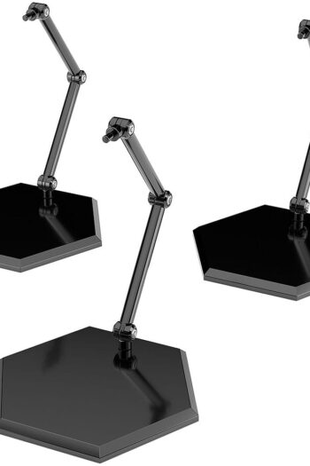 The Simple Stand Mini Nendoroid More for Mini Figures & Models Black Hex Type 3-Pack