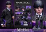 Mercoledi' Wednesday Addams Action Figure 1/6 Jenna Ortega Netflix 27 cm by Hot Toys - immagine 10