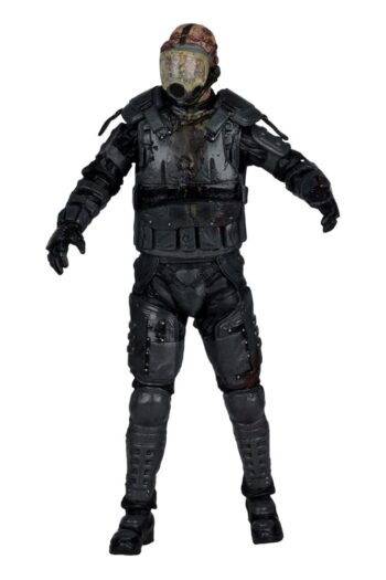 The Walking Dead  Action Figure Gas Mask Zombie (Season 4) 13 cm