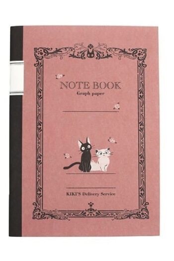 Kiki´s Delivery Service Retro Notebook Jiji Red