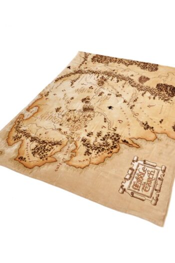 The Lord of the Rings Cozy Blanket Middleearth Map 180 x 200 cm