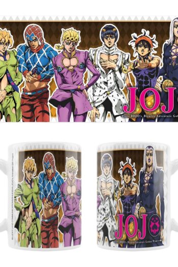 JoJo´s Bizarre Adventure Part 5: Golden Wind Ceramic Mug Main Characters