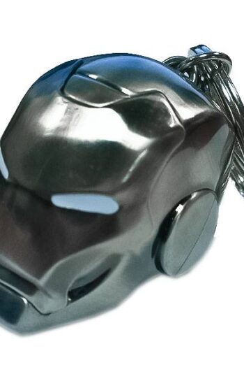 Marvel Comics Metal Keychain Iron Man Helmet Mark II