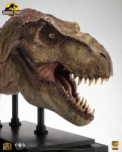 Jurassic Park 1/2 Statue T-Rex Head 105 cm ECC by  Elite Creature Collectibles - immagine 10