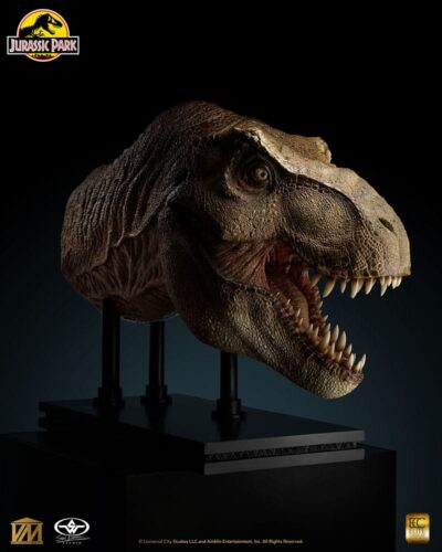 Jurassic Park 1/2 Statue T-Rex Head 105 cm ECC by  Elite Creature Collectibles - immagine 4