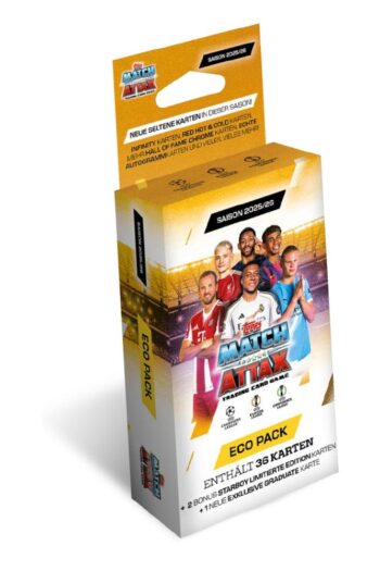 UEFA Champions League Match Attax Trading Cards 2025/26 Eco Pack *German Version*