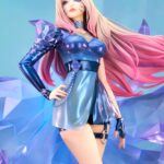 League of Legends PVC Statue 1/7 K/DA ALL OUT Ahri 27 cm