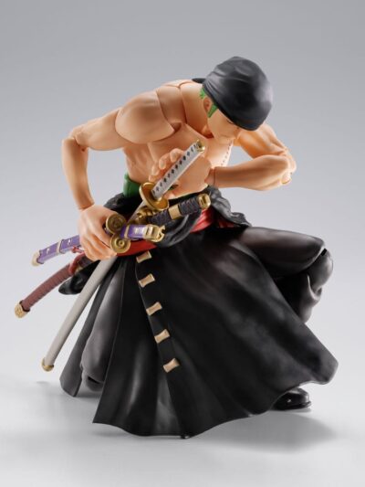 One Piece S.H. Figuarts Roronoa Zoro King Of Hell by Bandai - immagine 3