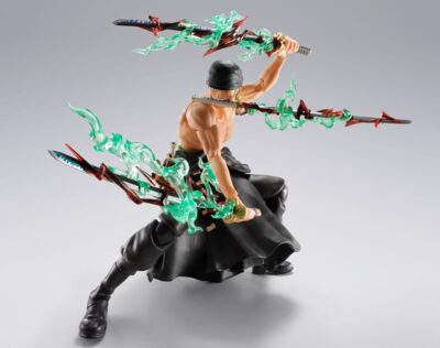 One Piece S.H. Figuarts Roronoa Zoro King Of Hell by Bandai - immagine 4