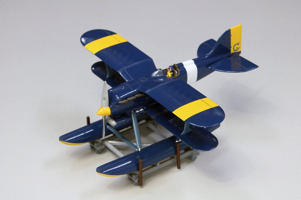 x_fine-60102 Porco Rosso model kit 1/72 Curtiss R3C-0 Seaplane Prototype - immagine 1