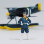 Porco Rosso model kit with figure 1/48 Curtiss R3C-0 Seaplane & Curtis