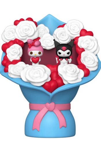 Sanrio Bitty POP! Bouquet Vinyl Figure 2-Pack My Melody & Kuromi (Valentine) 4 cm