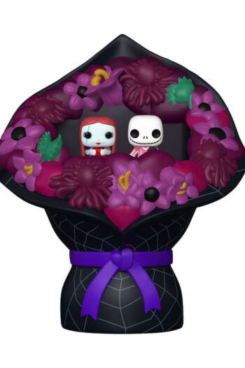 The Nightmare Before Christmas Bitty POP! Bouquet Vinyl Figure 2-Pack Sally & Jack Skellington (Valentine) 4 cm