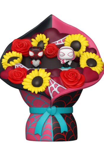 Marvel Bitty POP! Bouquet Vinyl Figure 2-Pack Miles Morales & Ghost Spider (Valentine) 4 cm