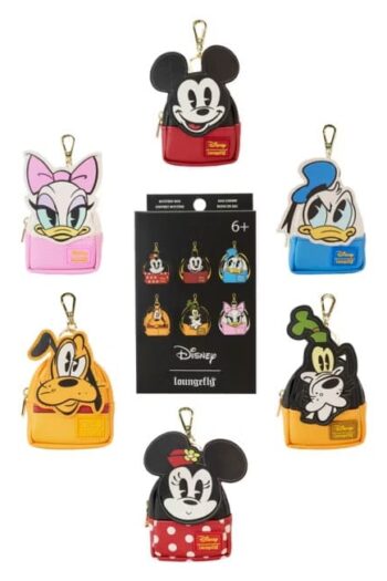 Mickey and Friends by Loungefly Bag Charm Mystery Box Display (15)