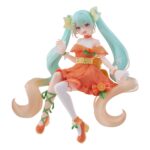 Hatsune Miku Noodle Stopper PVC Statue Flower Hatsune Miku Citrus Ver. 14 cm