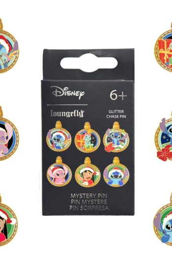 Disney by Loungefly Enamel Pins Blind Box Lilo & Stitch Holiday Ornaments Assortment (12)