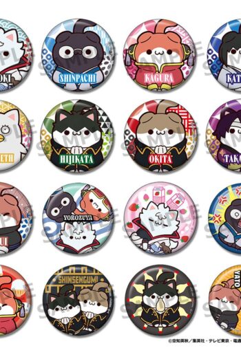 Gintama Mega Cat Project Nyantama! Pins 3 cm Blind Box Assortment (16)