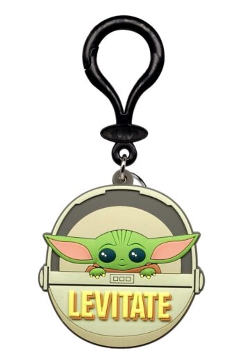 Star Wars Soft Touch PVC Bag Clip Baby Yoda Levitate