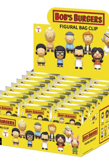 Bob's Burgers 3D Foam Bag Clips Series 1 Display (24)