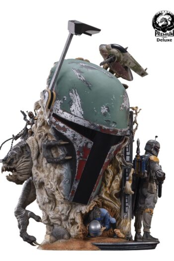 Star Wars The Empire Strikes Back Fine Art Bust Boba Fett Deluxe Edition 50 cm