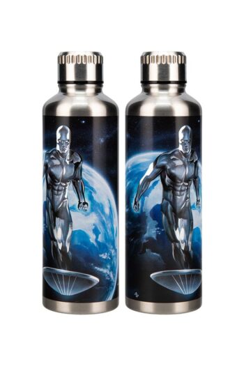 Fantastic Four Metal Water Bottle Silver Surfer