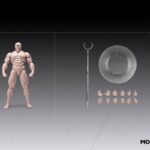 Inart Action Figure 1/12 Blank Male Body Skintone 17 cm