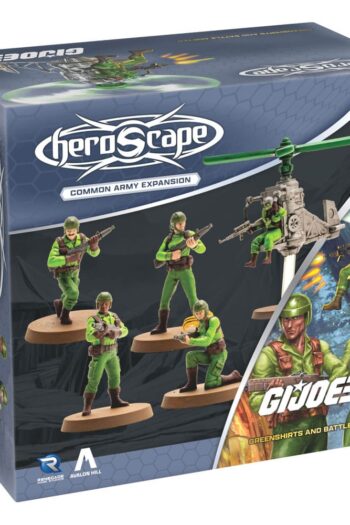 G.I.Joe Heroscape Army Expansion Greenshirts & Battle Copter (Common) *English Version*