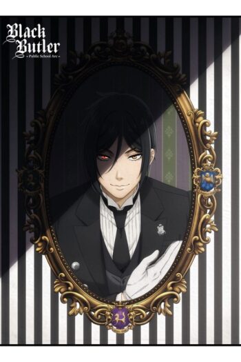Black Butler: Public School Arc blanket Sebastian 120 x 160 cm
