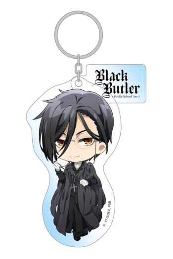 Black Butler: Public School Arc Acrylic Keychain Sebastian 8 cm
